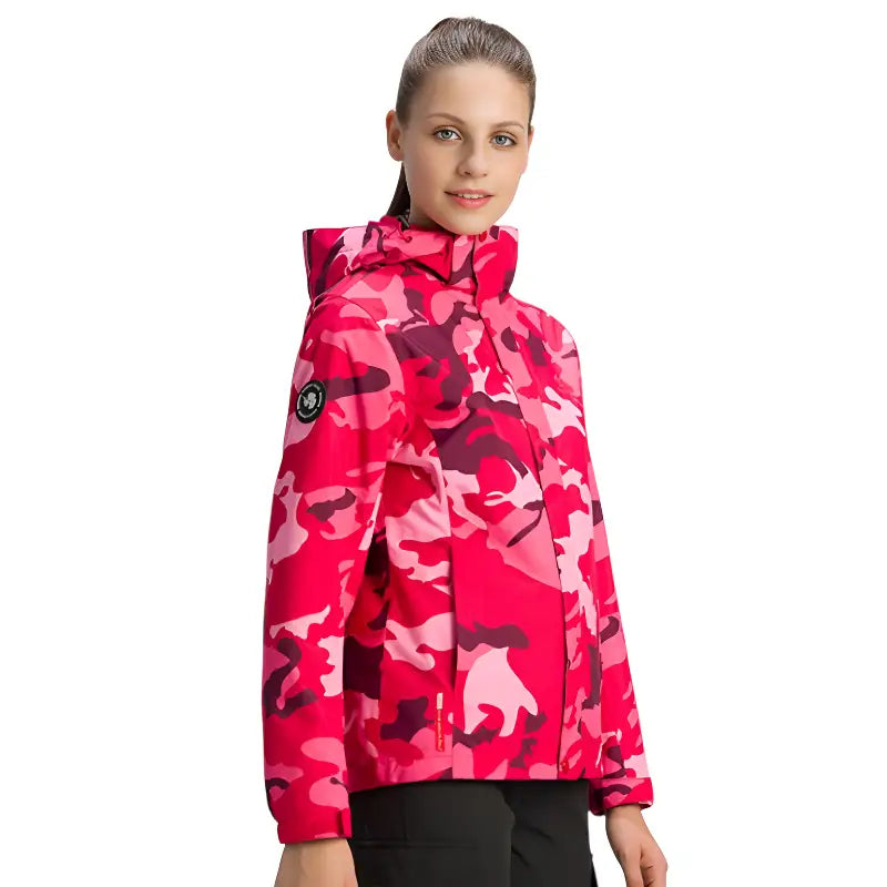 Veste militaire femme rose