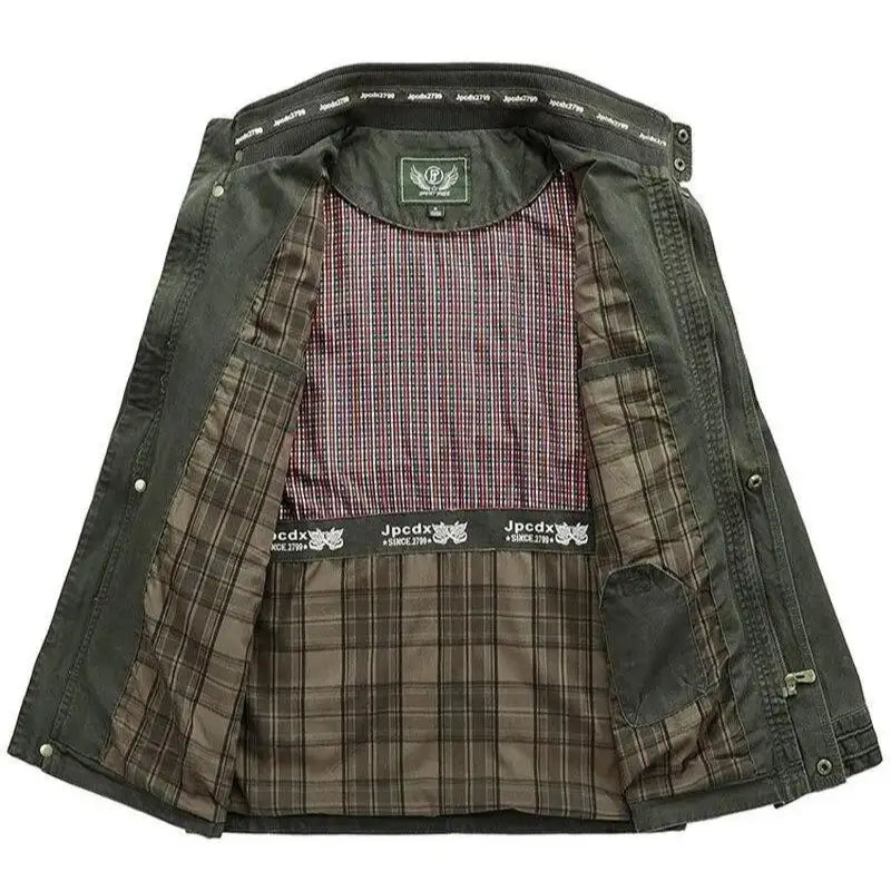 Veste militaire homme kaki