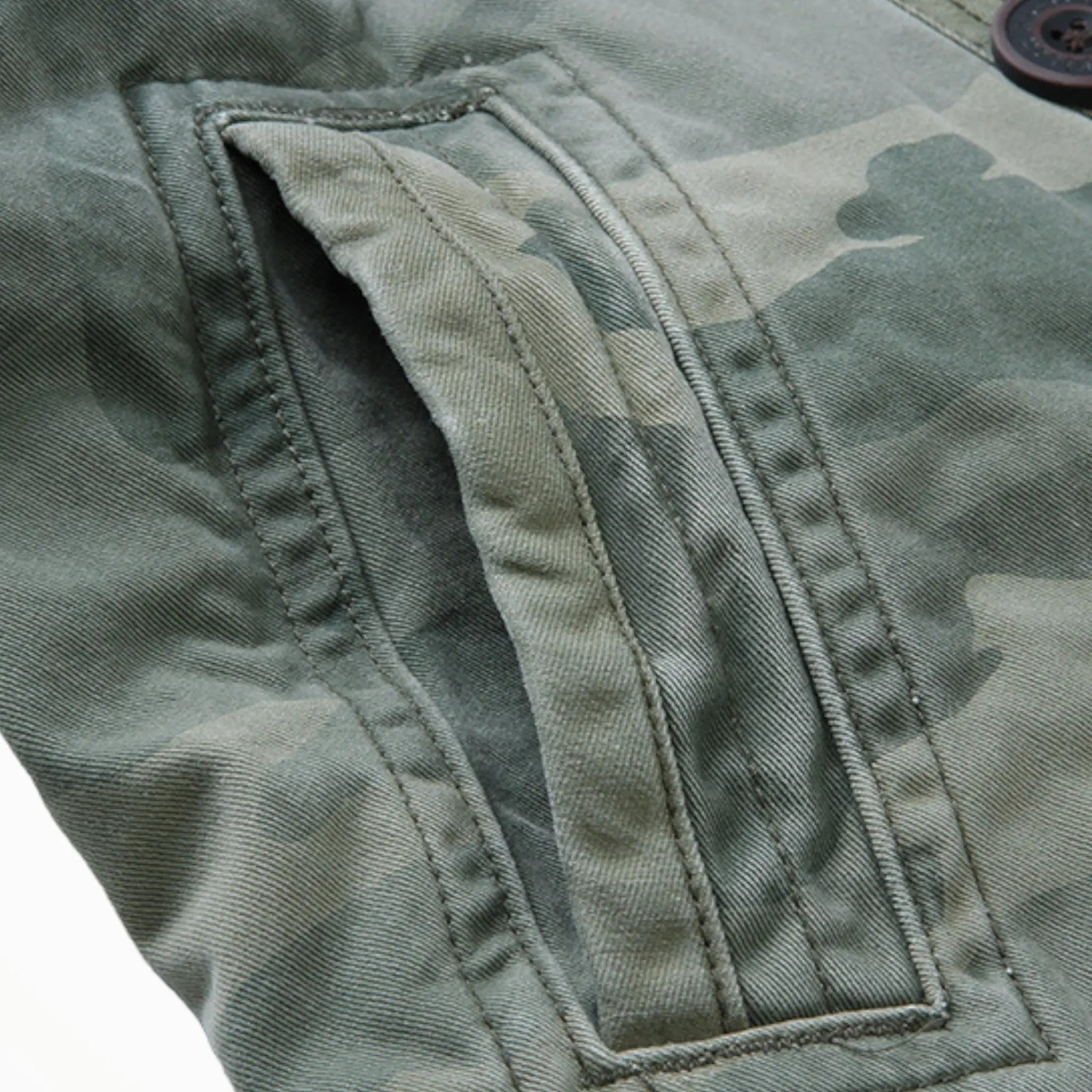 Veste militaire homme vert