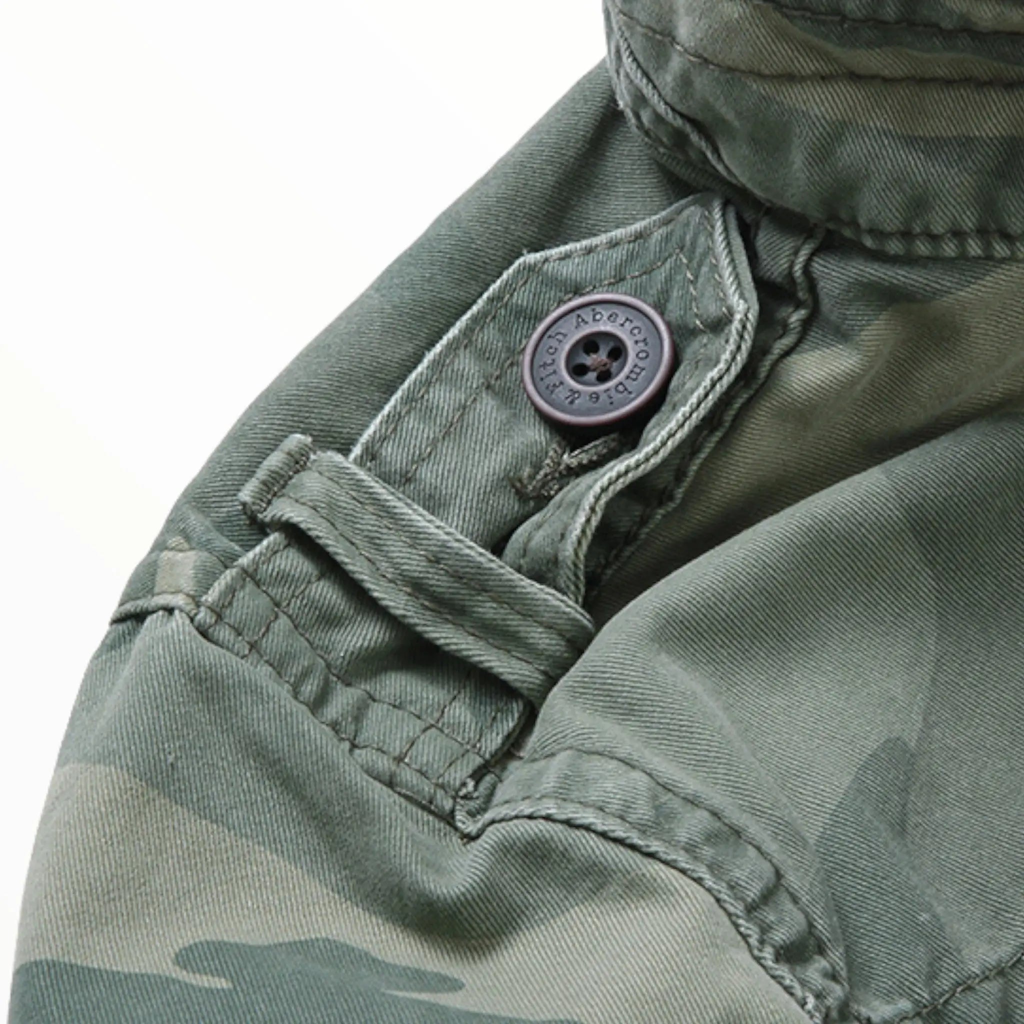 Veste militaire homme vert