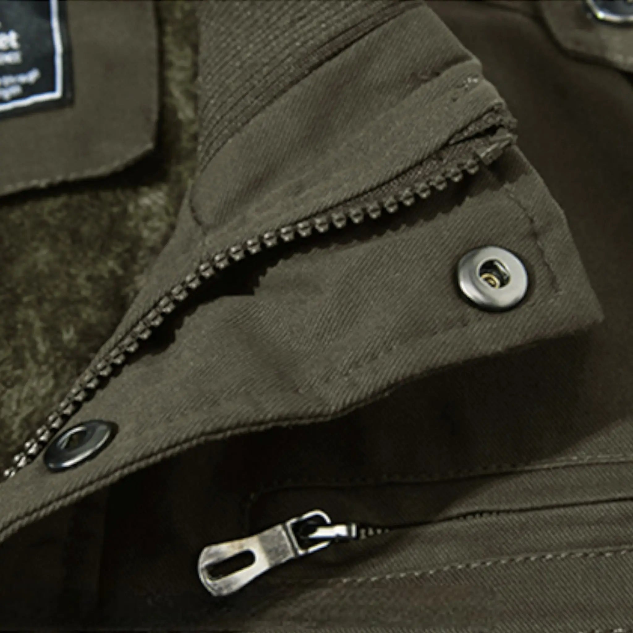 Veste militaire longue homme