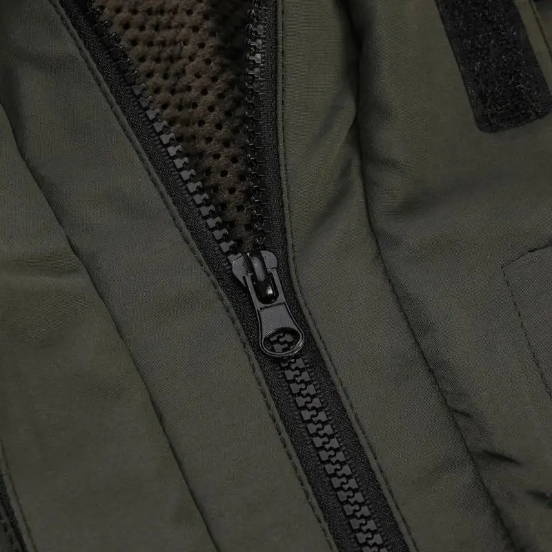 VESTE MILITAIRE AVEC REVERS ORANGE