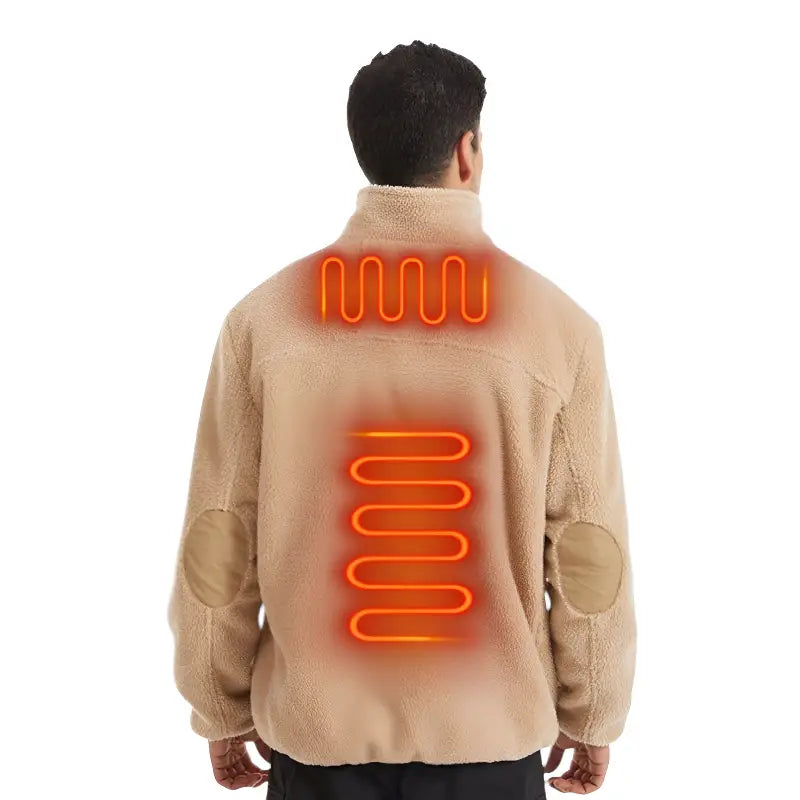 Veste polaire chauffante homme