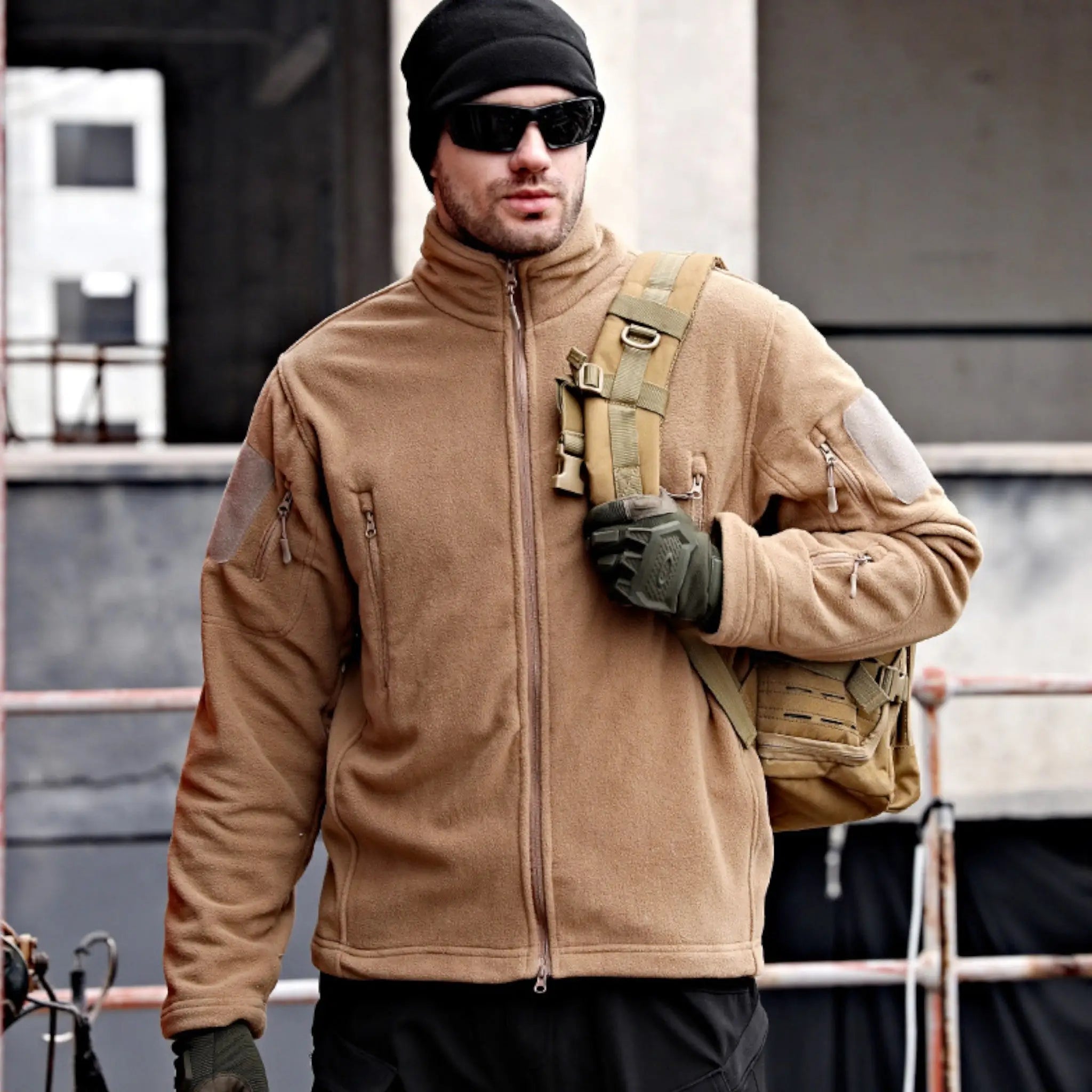Veste polaire militaire homme