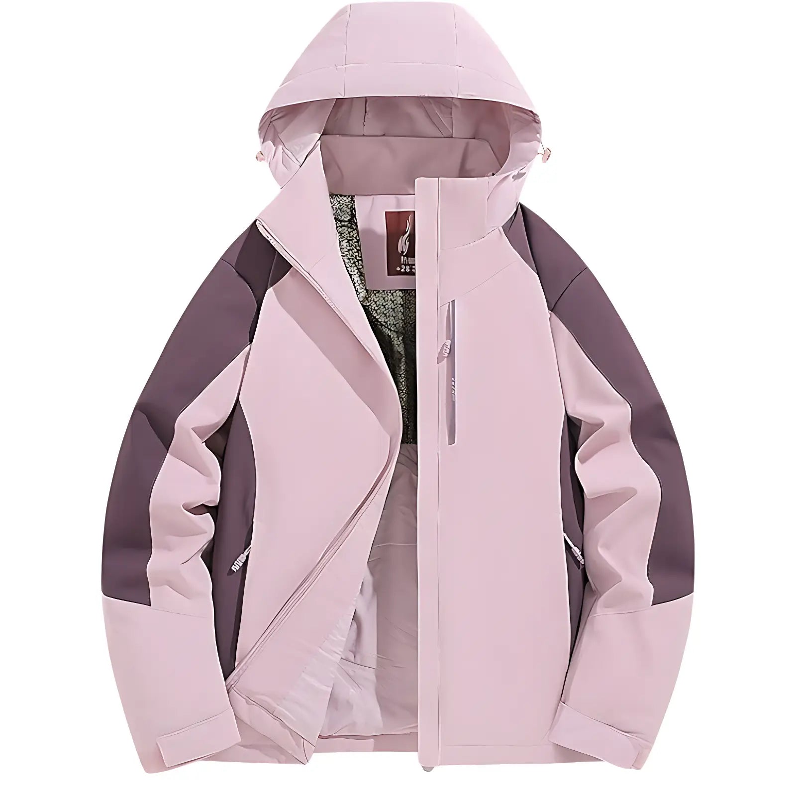 Veste softshell femme imperméable en coton avec isolation en graphène