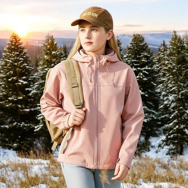 Veste softshell femme imperméable et coupe-vent 1000 mm pour extérieur