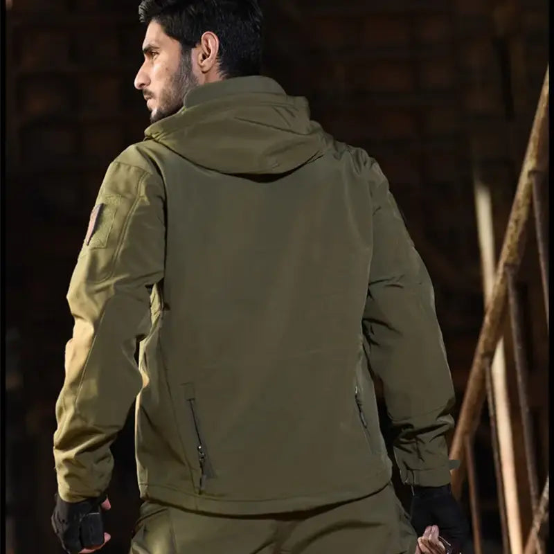Veste softshell militaire