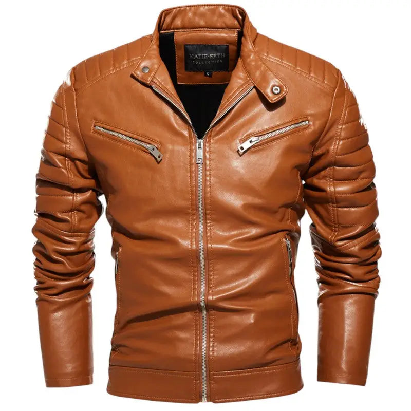 Veste style biker homme