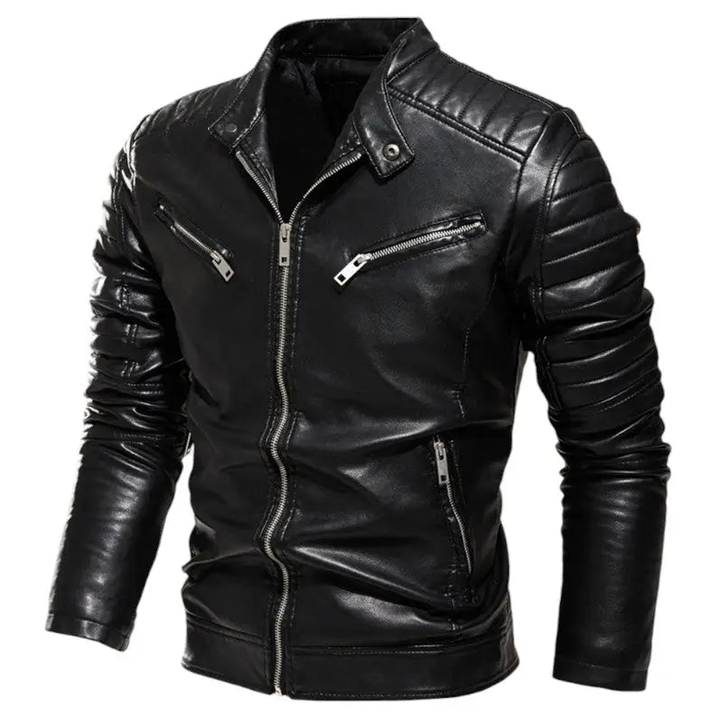 Veste style biker homme