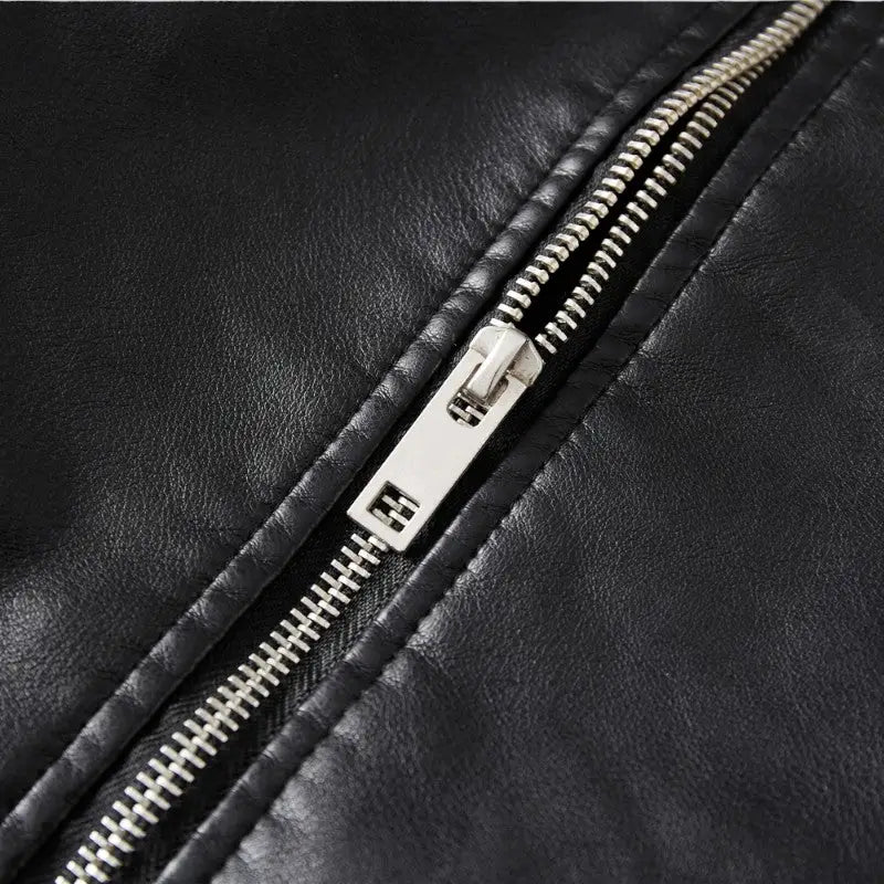 Veste style biker homme