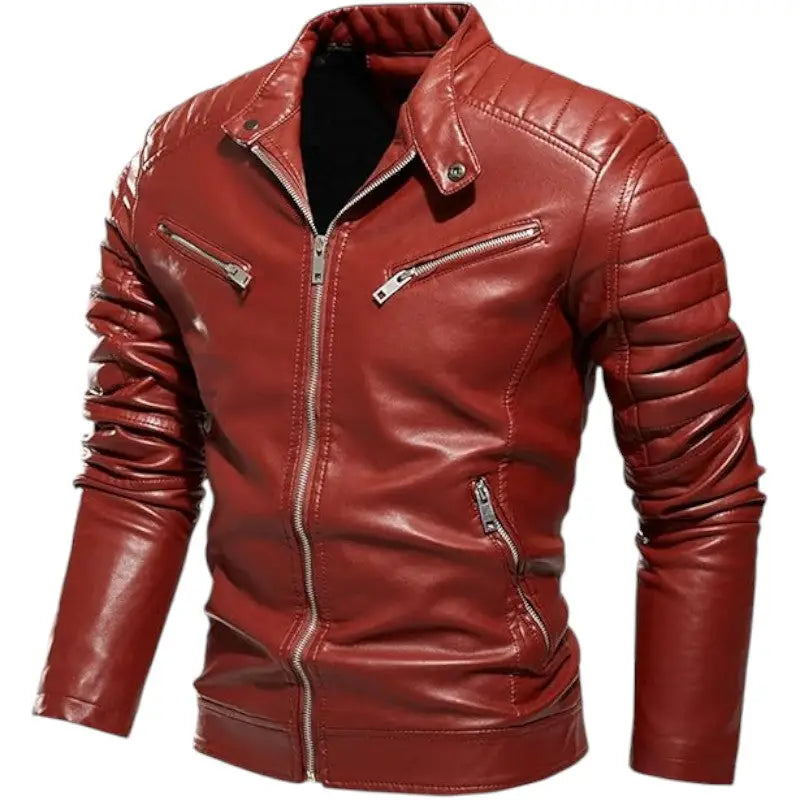 Veste style biker homme