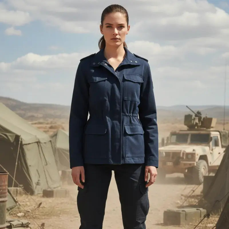 Veste style militaire femme
