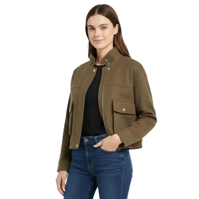 Veste style retro militaire femme