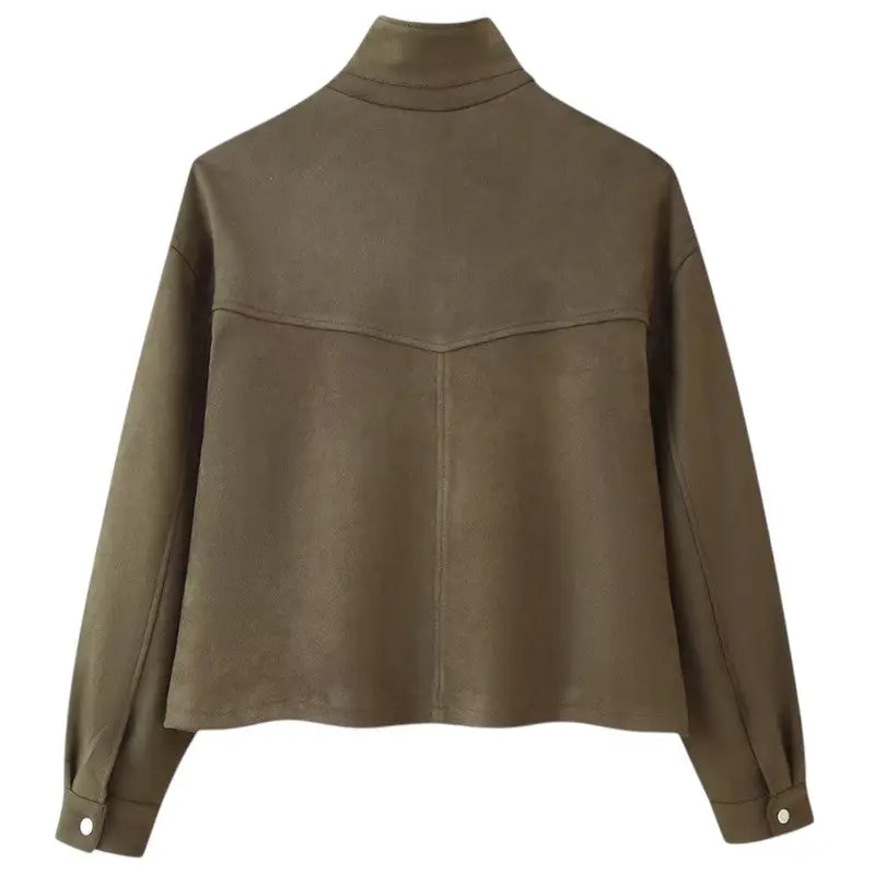 Veste style retro militaire femme