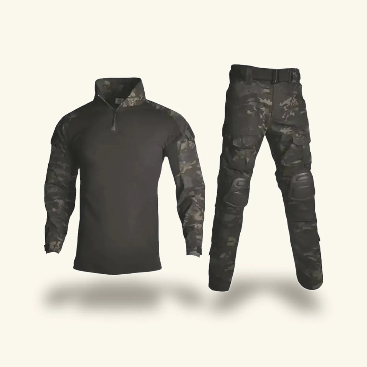 Uniforme militaire bicolore