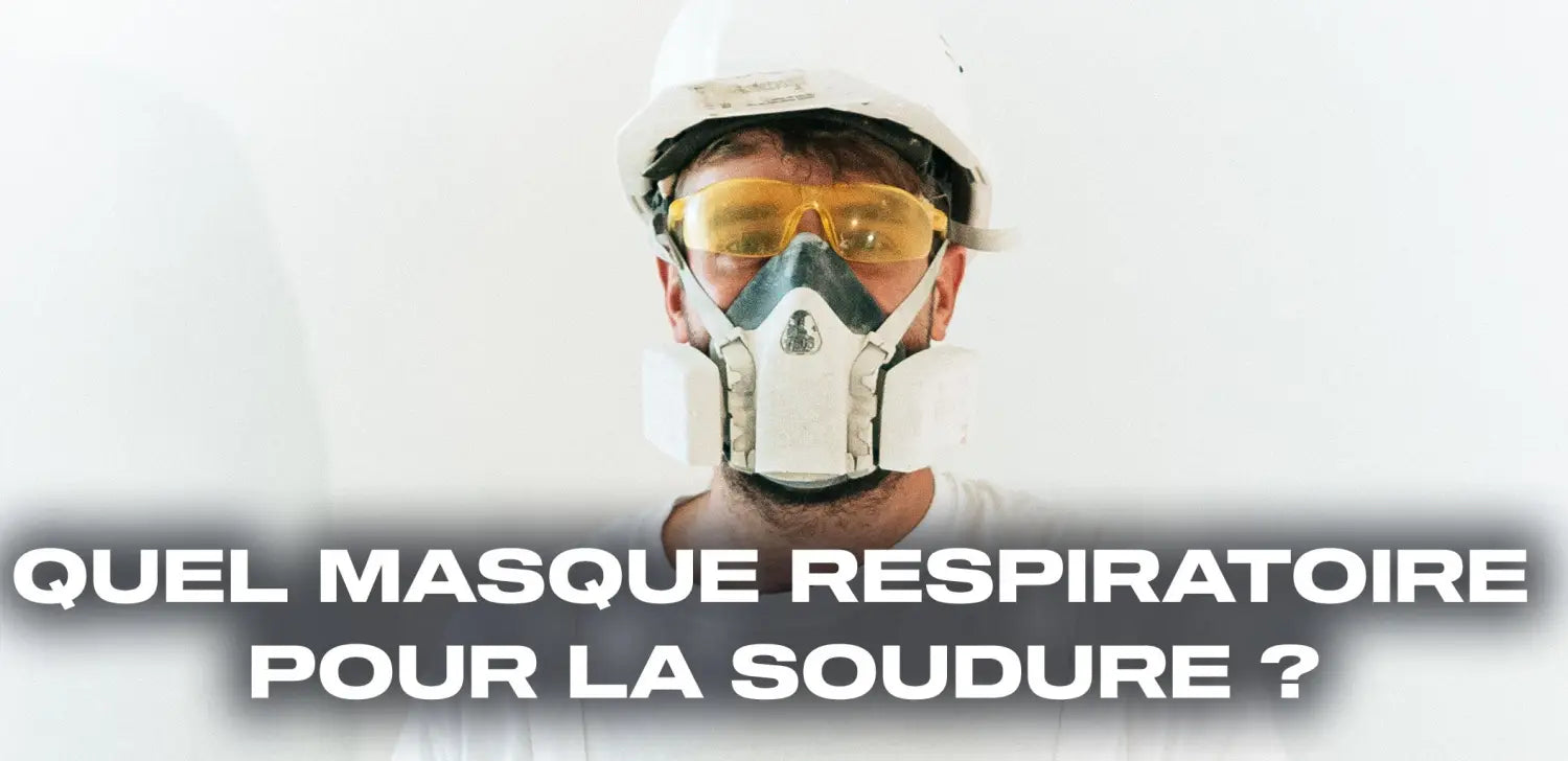 Masque de soudure avec appareil respiratoire à adduction d'air