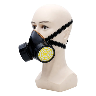 MASQUE NRBC - MASQUE RESPIRATOIRE DOUBLE AVEC LUNETTES DE PROTECTION