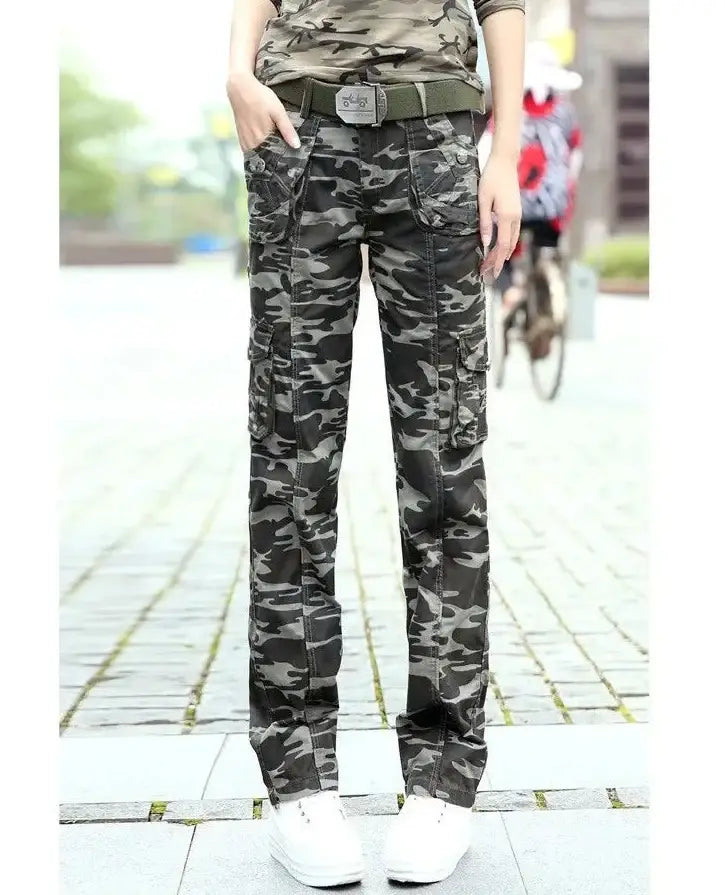 Importé - Pantalon Homme Sport Décontracté Style Camouflage Militaire En  Coton