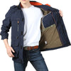 VESTE MILITAIRE AVEC REVERS ORANGE