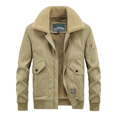 Veste militaire fourrure