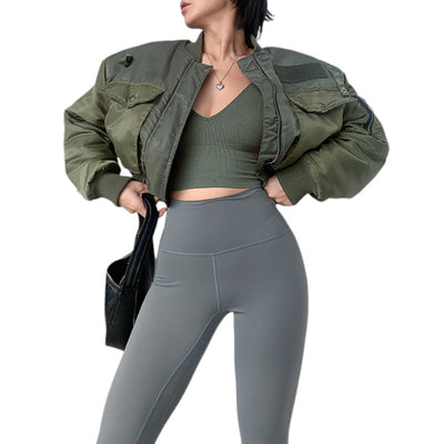 Veste militaire pour femme brodée