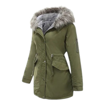 Parka femme militaire elegante