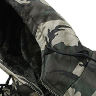 Parka militaire camouflage homme