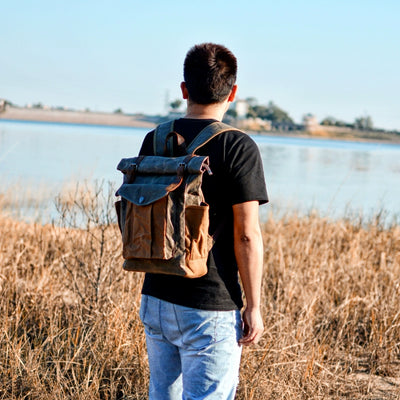 Sac a dos militaire vintage