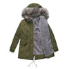 Parka femme militaire elegante