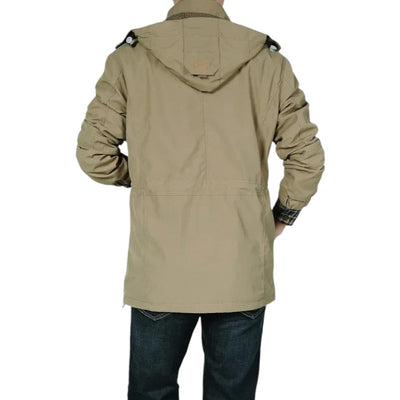 VESTE MILITAIRE AVEC REVERS ORANGE