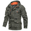 VESTE MILITAIRE AVEC REVERS ORANGE