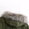 Parka femme militaire elegante