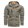 VESTE MILITAIRE AVEC REVERS ORANGE