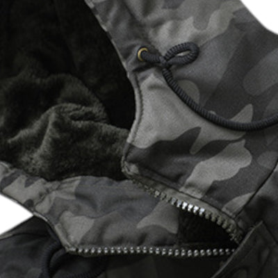 Parka militaire camouflage homme