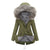 Parka femme militaire elegante