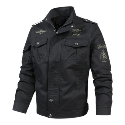 Veste homme militaire noire