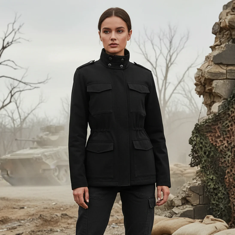 Veste style militaire femme