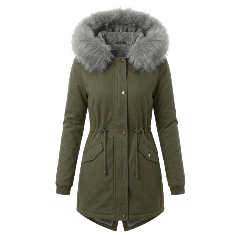 Parka femme militaire