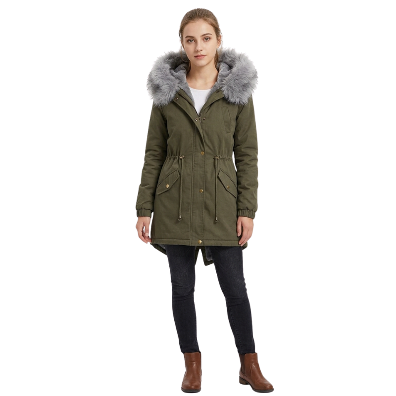 Parka femme militaire