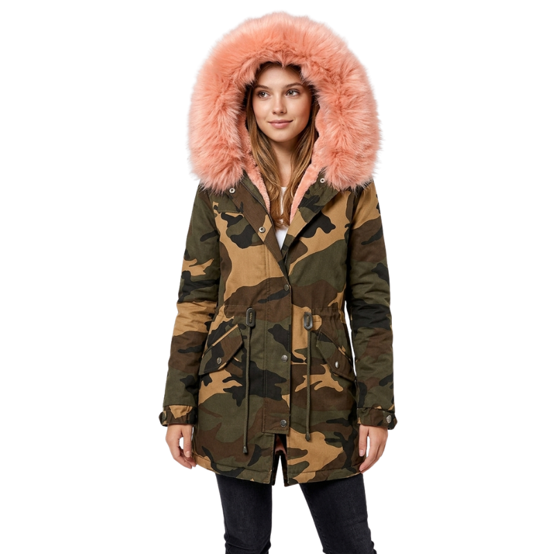 Parka femme militaire