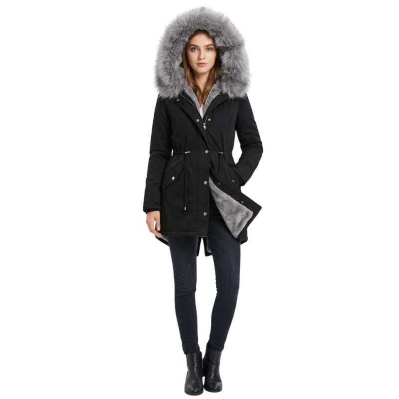 Parka femme militaire
