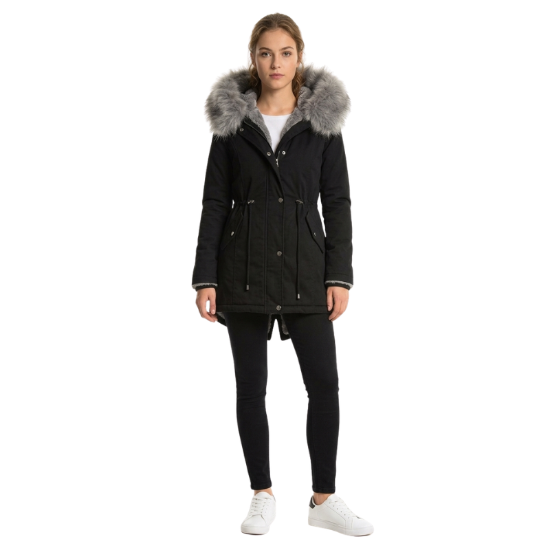 Parka femme militaire