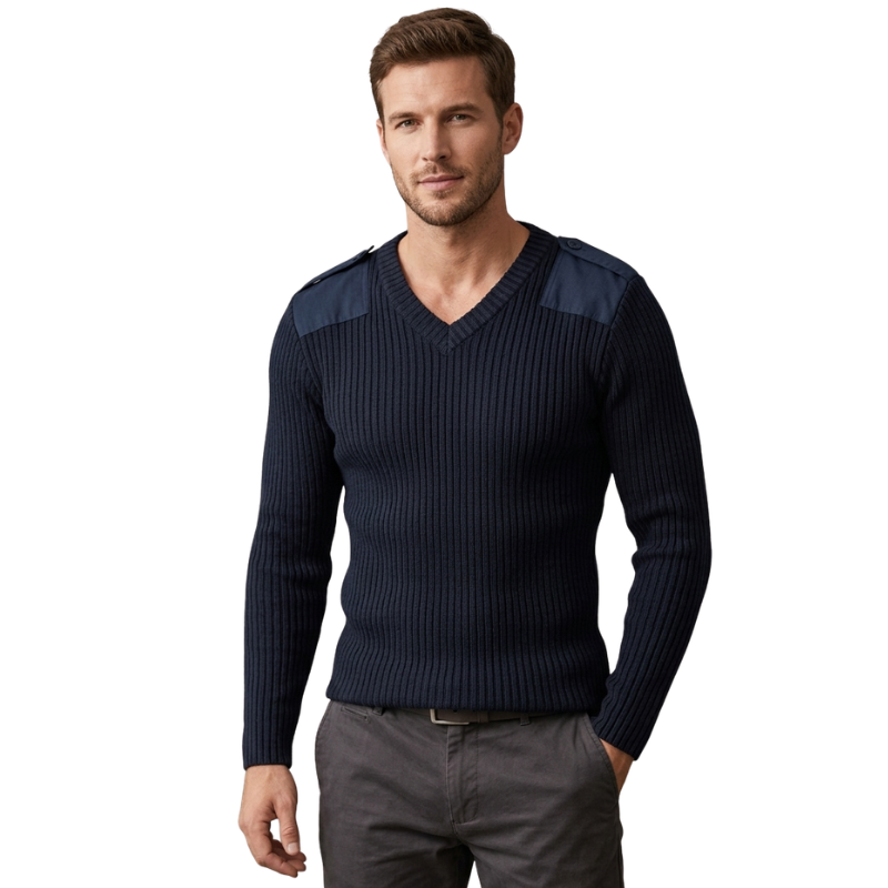 Pull motif militaire