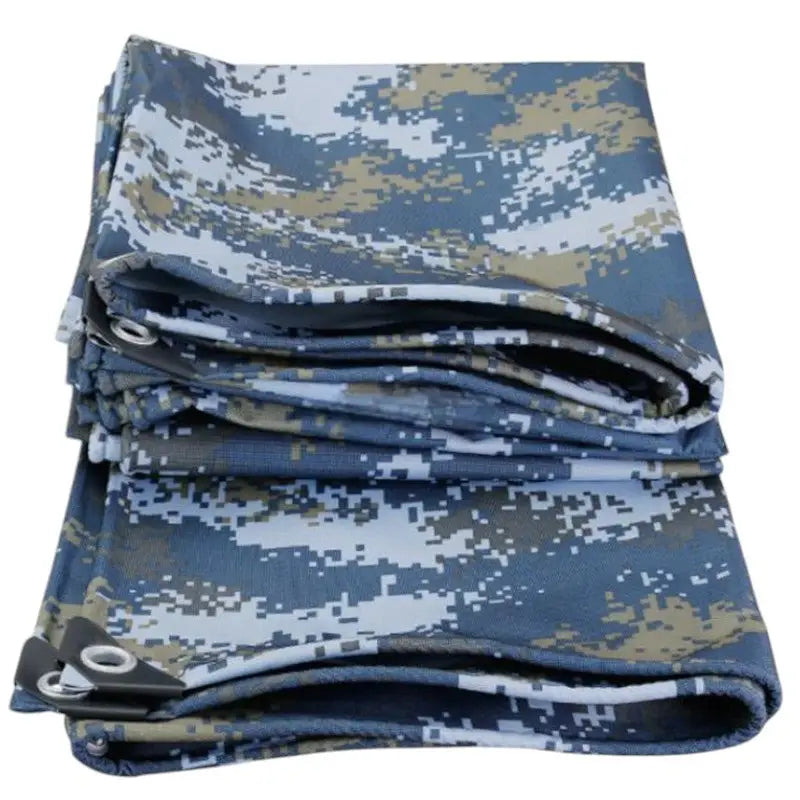 Bâche camouflage bleu