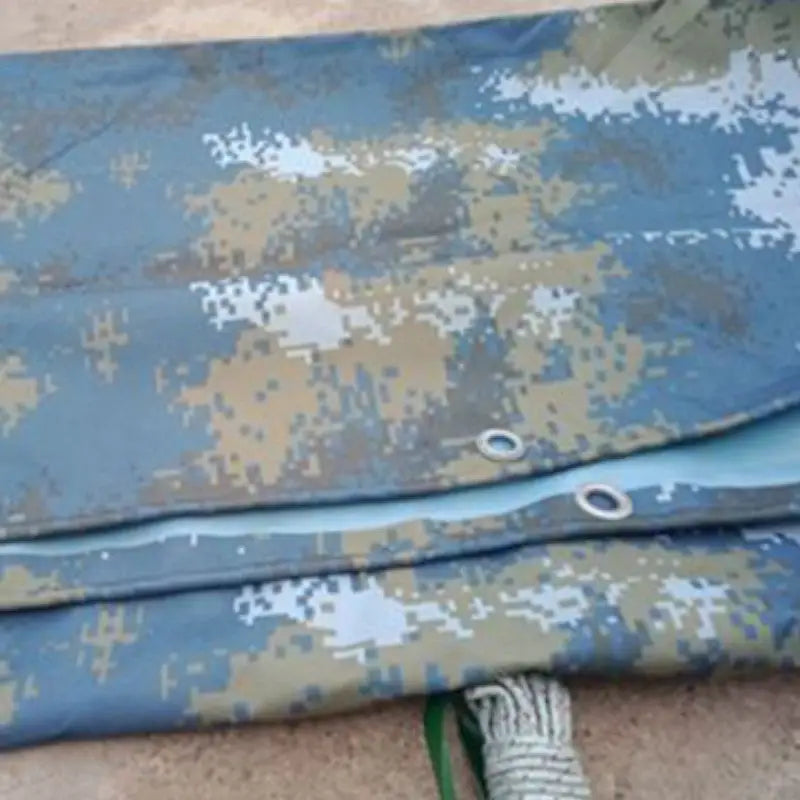 Bâche camouflage bleu