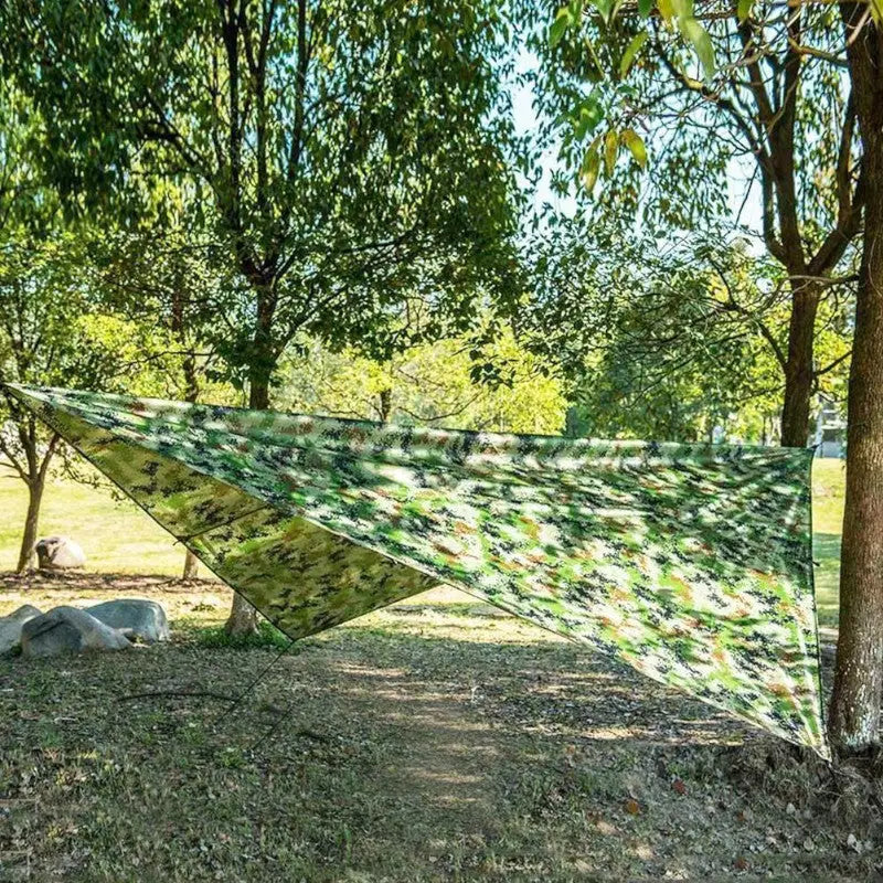 Bâche camouflage jardin