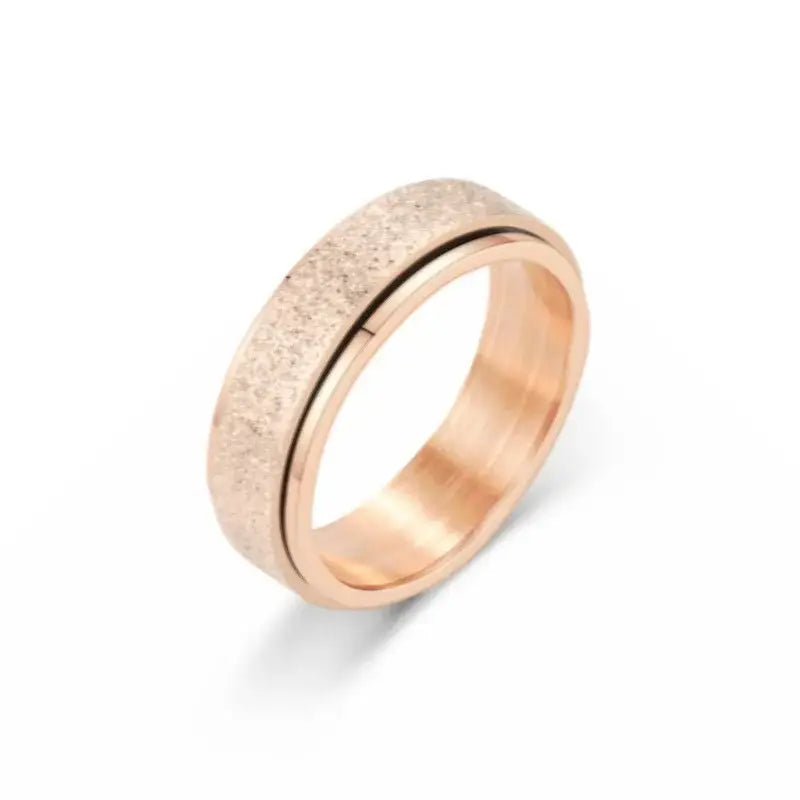 Bague acier colorée