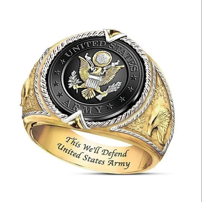 Bague americaine d ecole militaire