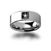 BAGUE AU SYMBOLE MILITAIRE (ARGENT)