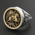 BAGUE MILITAIRE - CHEVALIER IMPITOYABLE (ARGENT)